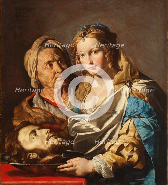 Salome with the Head of John the Baptist, First Half of 17th century. Creator: Stomer, Matthias (ca.1600-after 1650).
