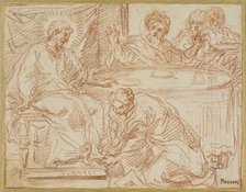 Magdalene Washing Christ's Feet, n.d. Creator: Giuseppe Passeri.
