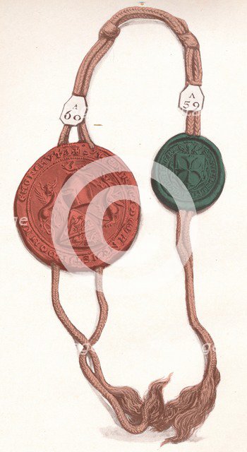 Cord V. (Henry, Earl of Lancaster and Leicester & William le Latimer, Lord of Corby), (1904). Artist: Unknown