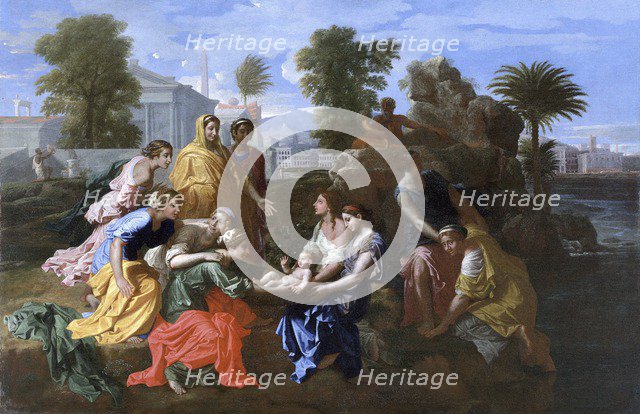 'The finding of Moses', 1651. Artist: Nicolas Poussin.