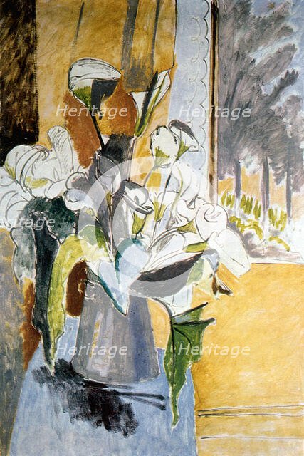 'Bouquet of Flowers on a Veranda', 1912-1913. Creator: Henri Matisse.