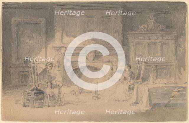 Study for "The Bailey Family". Creator: Robert Walter Weir.