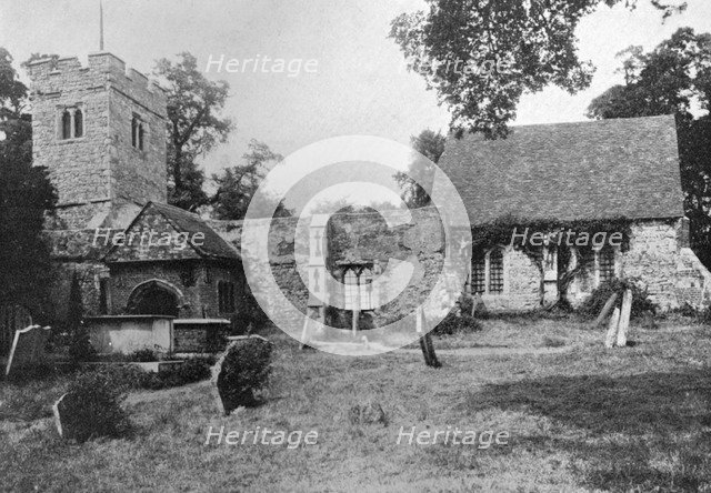 The old church, Chingford, Essex, 1924-1926. Artist: Unknown