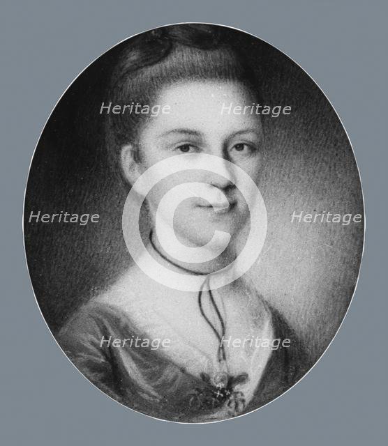 Mrs. Michael Taney (Monica Brooke), ca. 1770. Creator: Charles Willson Peale.