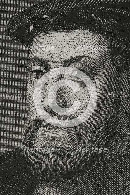 Charles V (1500-1558), Holy Roman Emperor and Archduke of Austria ,(1519-1556),...1856. Creator: Charles Geoffroy.