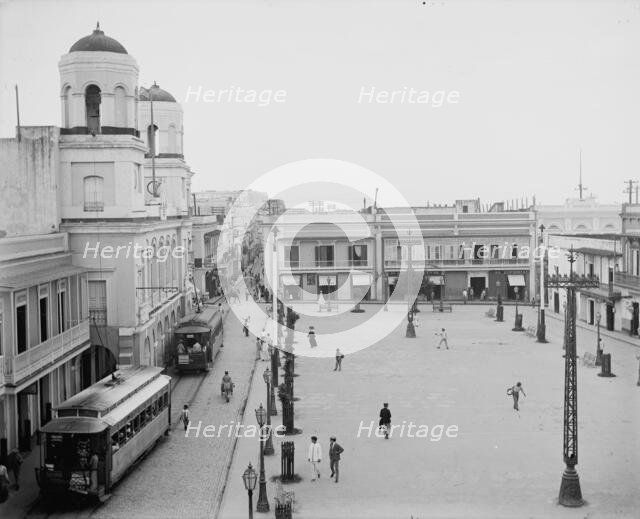 Plaza, San Juan, P.R., La, c1903. Creator: Unknown.