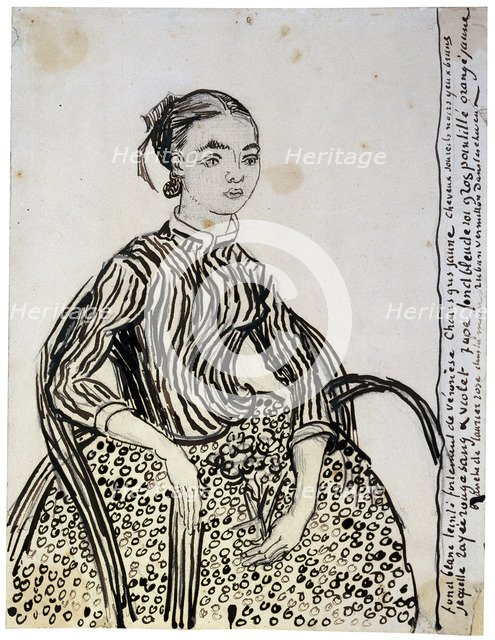 'Portrait of a young Lady (La Mousmé)', 1888.  Artist: Vincent van Gogh