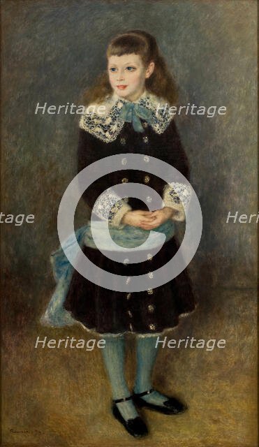 Portrait of Marthe Bérard, 1879. Creator: Renoir, Pierre Auguste (1841-1919).