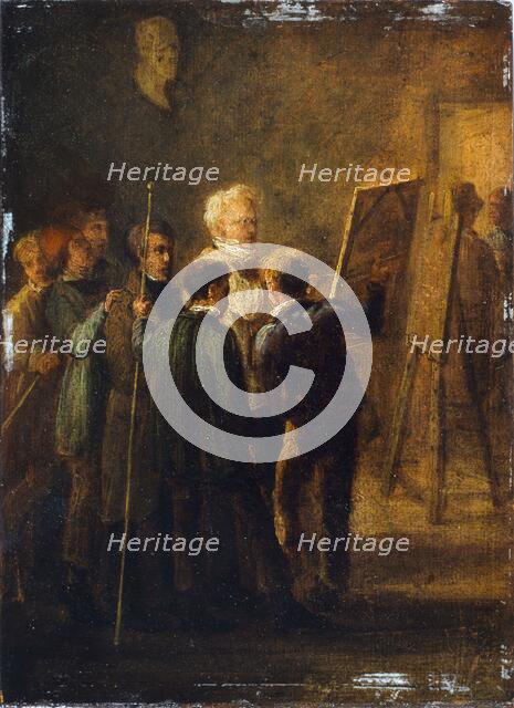 Workshop of the painter Guillaume Guillon-Lethiere (1760-1832), c1830. Creator: Charles Raymond Chabrillac.