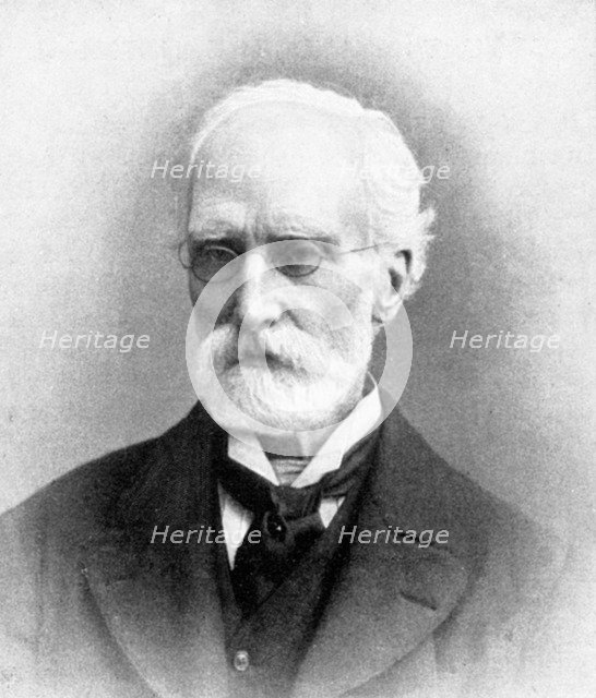 Sir Frederic Burton, Irish artist, 1900. Creator: John Chancellor.