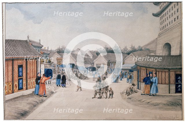 'Chinese Sketches, Tsyan Minh Bridge', c1804-c1806. Artist: Ivan Petrovich Alexandrov
