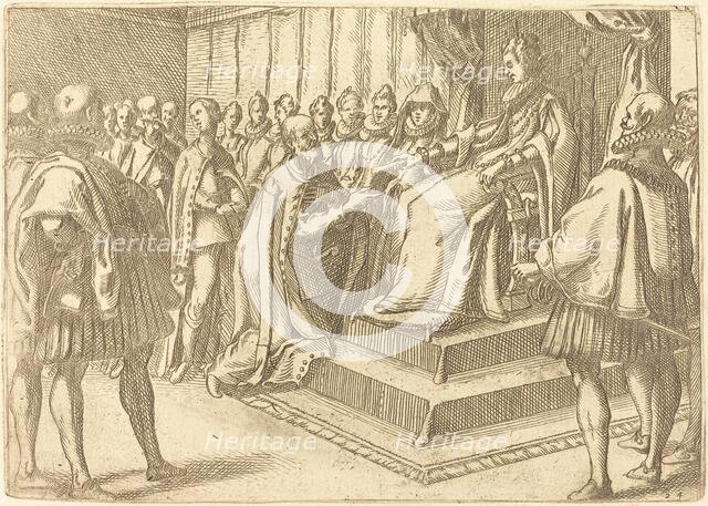 Reception of the Envoy of Poland, 1612. Creator: Jacques Callot.