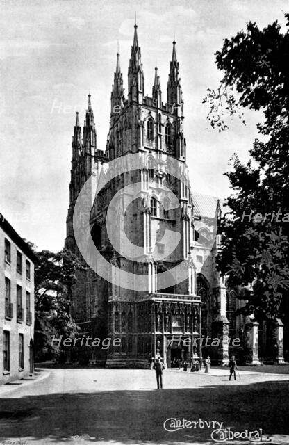 The Cathedrals of England: Canterbury Cathedral, 1895. Creator: Francis Frith & Co.