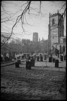 St Oswald's Church, Church Street, Durham, County Durham, c1955-1980. Creator: Ursula Clark.
