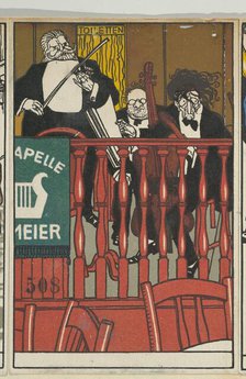 Salon Orchestra Meier, 1911. Creator: Moritz Jung.