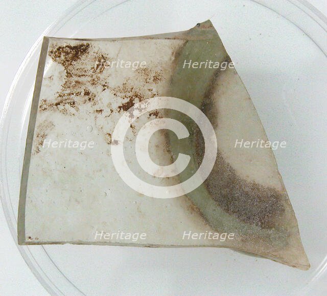 Bottom of a Vessel with Foot, Coptic, 4th-early 5th century. Creator: Unknown.