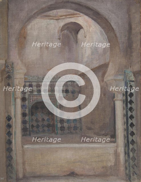 Granada (Alhambra), 1899. Creator: Jan Ciaglinski.