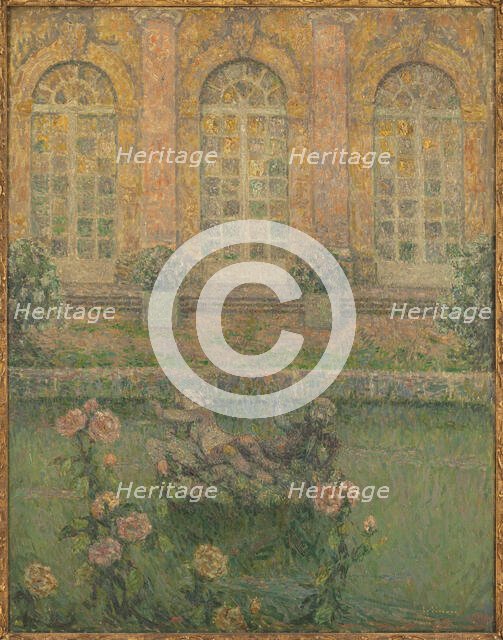 Roses of Trianon, c1917. Creator: Henri Eugene Le Sidaner.