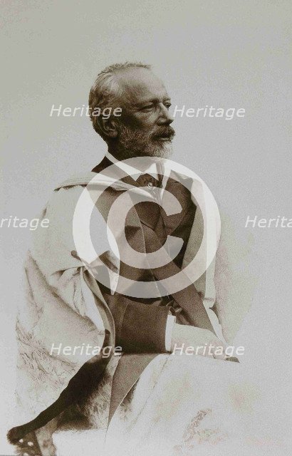 Pyotr Ilyich Tchaikovsky (1840-1893) in the academic dress of the University of Cambridge, 1893.