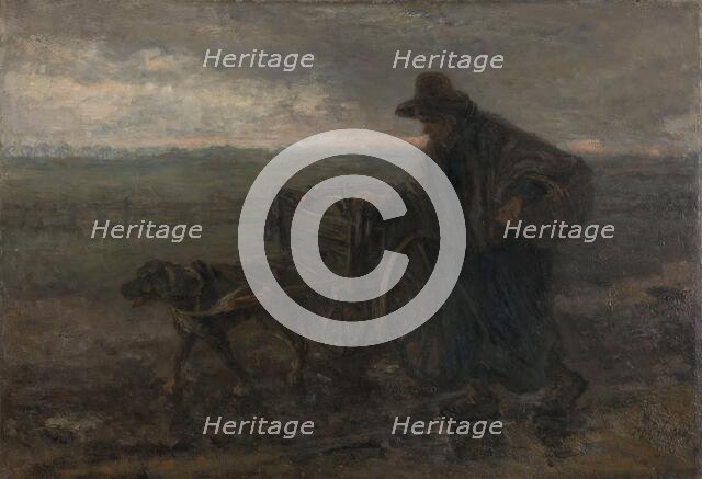 On Country Roads and Fields, 1892. Creator: Jozef Israels.