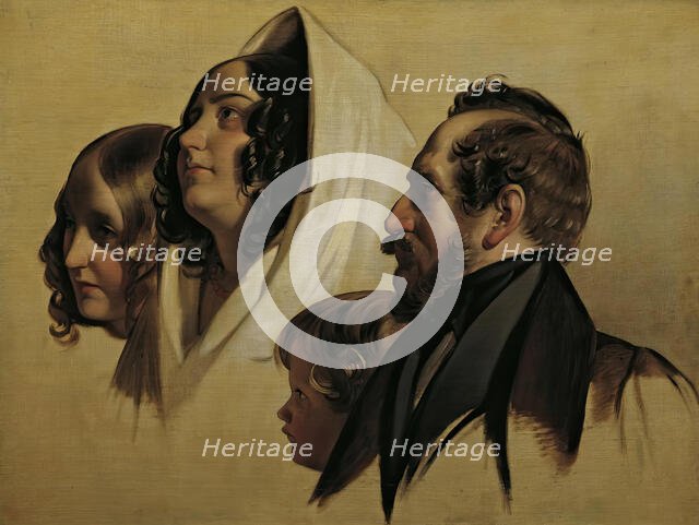 The family of Johann Graf von Majláth, 1832. Creator: Friedrich von Amerling.