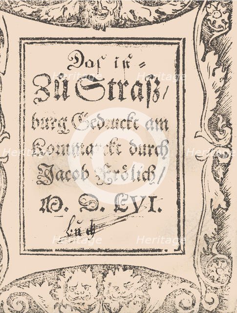 New Modelbüch allen Nägerin u. Sydenstickern (Page 27v), 1556. Creator: Hans Hoffman.
