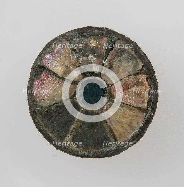 Disk Brooch, Frankish, 6th century. Creator: Unknown.