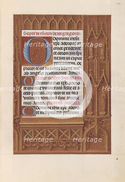 Hours of Queen Isabella the Catholic, Queen of Spain: Fol. 265r, c. 1500. Creator: Master of the First Prayerbook of Maximillian (Flemish, c. 1444-1519); Associates, and.