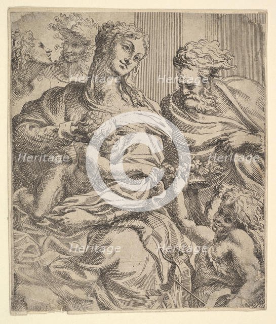 Holy Family, 17th century. Creator: Unknown.