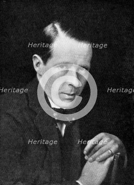 Sir William Orpen, Irish painter, c1920. Artist: Elliott & Fry