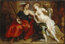 Allegory of Justice and Peace. Artist: Thulden, Theodoor, van (1606-1669)