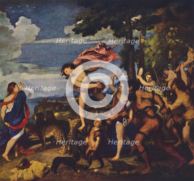'Bacchus and Ariadne', 1520-1523, (c1950). Creator: Titian.