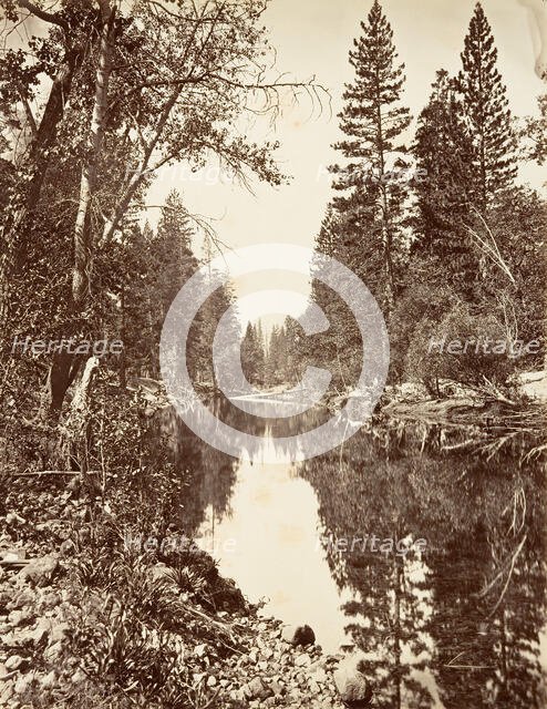 Merced River, Yosemite, ca. 1872, printed ca. 1876. Creator: Attributed to Carleton E. Watkins.
