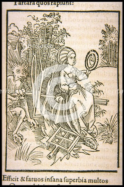 Illustration to the book "Ship of Fools" by Sebastian Brant, 1497. Creator: Anonymous.