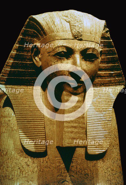 Egyptian sculpture of Queen Hatsheput, 15th century BC Artist: Unknown