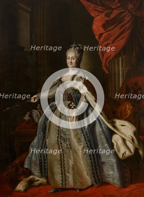 Portrait of Empress Catherine II (1729-1796).