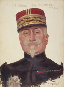 Portrait of General Maurice Balfourier (1852-1933), 12–11–1916. Creator: Joseph Felix Bouchor.