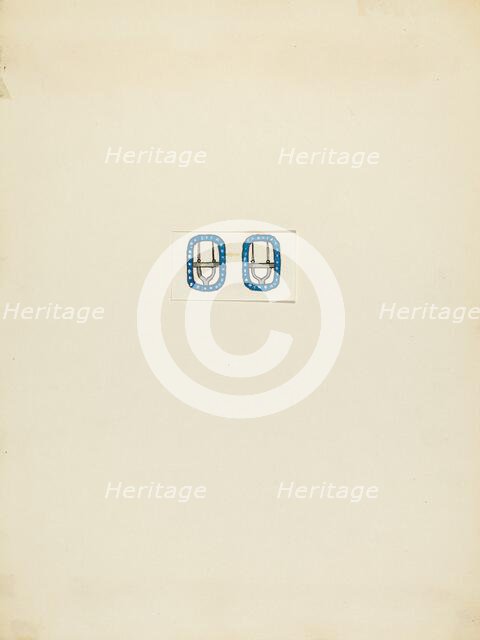 Neck Buckle, 1935/1942. Creator: Charles Criswell.