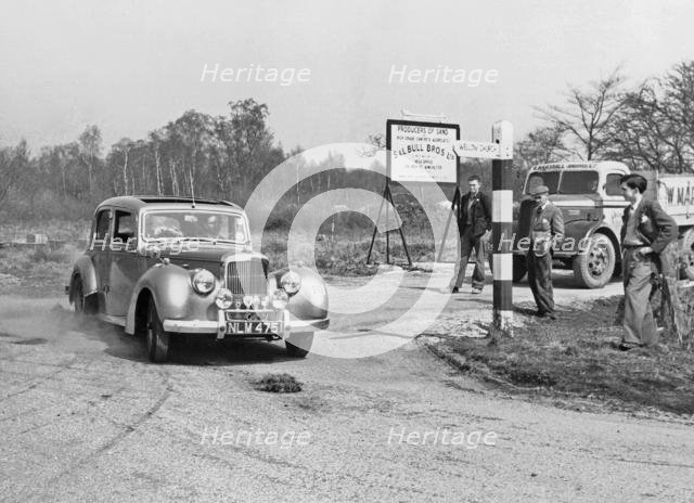 1952 Alvis TA21 on 1954 L.M.C. Little Rally. Creator: Unknown.