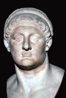 Bust of the Egyptian ruler Ptolemy I, 3rd century BC. Artist: Unknown