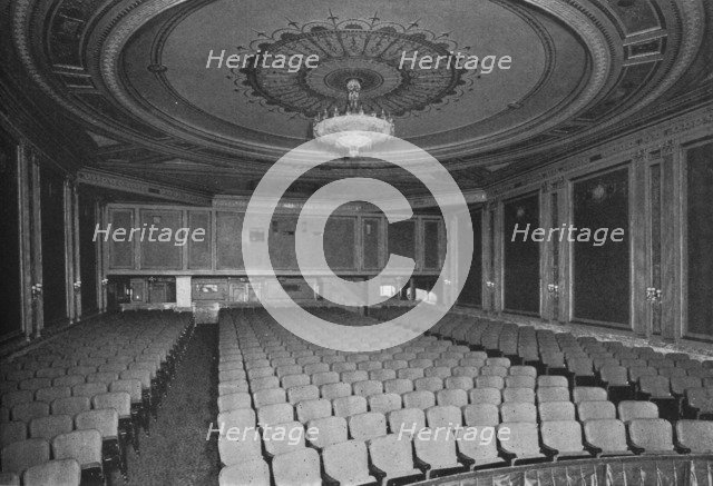 Auditorium from the stage, Cameo Theatre, New York, 1925. Artist: Unknown.