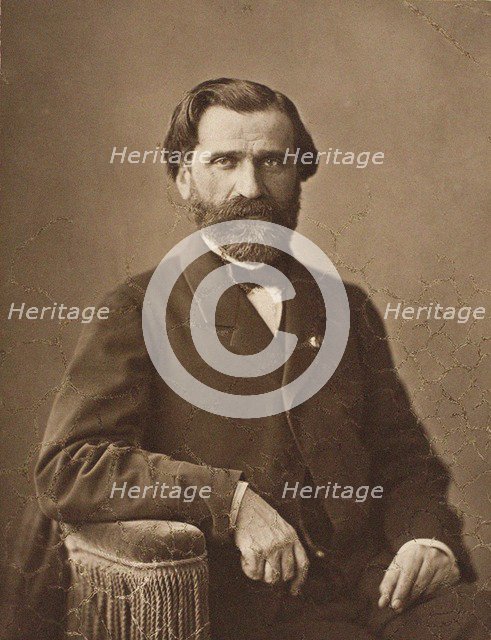 Portrait of Guiseppe Verdi (1814-1901), 1860s.