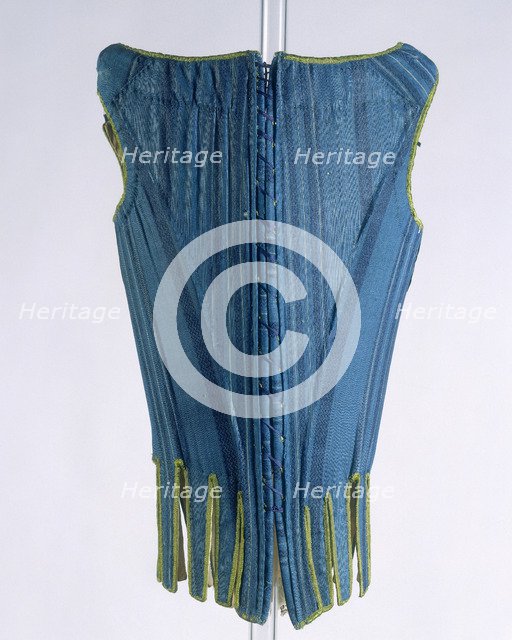 Back view of a corset, c1670-c1680. Artist: Unknown