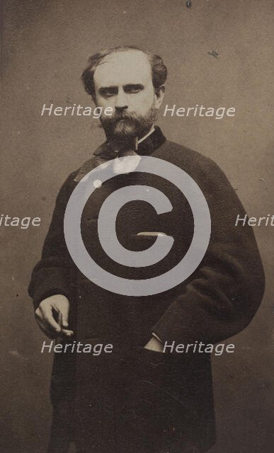 Portrait of the Composer Louis Étienne Ernest Reyer (1823-1909), c. 1870. Creator: Carjat, Étienne (1828-1906).