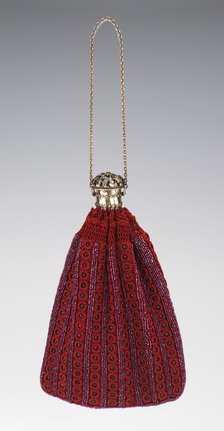 Bag, American, third quarter 19th century. Creator: Unknown.