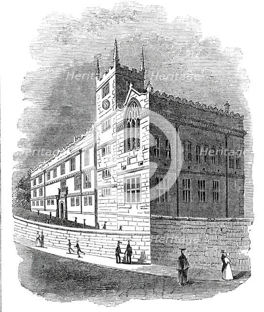 Grammar school, Shrewsbury, 1845. Creator: Unknown.