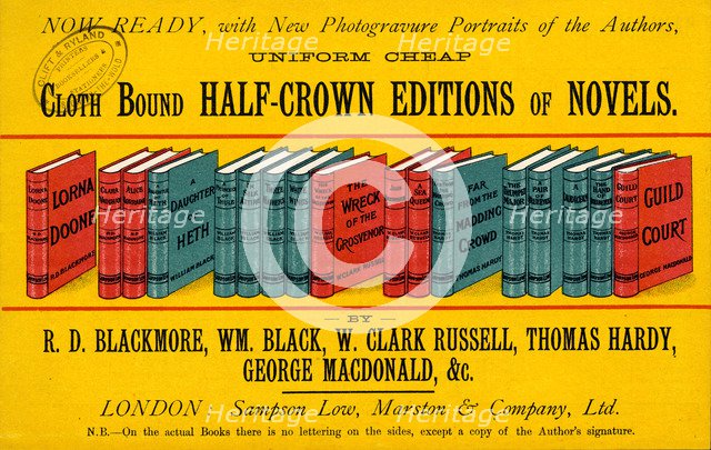 Sampson Low, Marston & Company Ltd, 19th century. Artist: Unknown