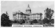 Government Buildings, Edmonton, Alberta, Canada, c1920s. Artist: Unknown
