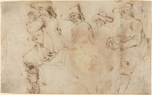 Four Horsemen, 1627/30. Creator: Stefano della Bella.