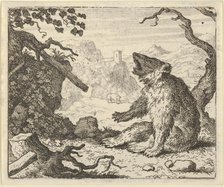 The Bear Calls Renard to Appear Before the Council of the Animals, 1650-75. Creator: Allart van Everdingen.